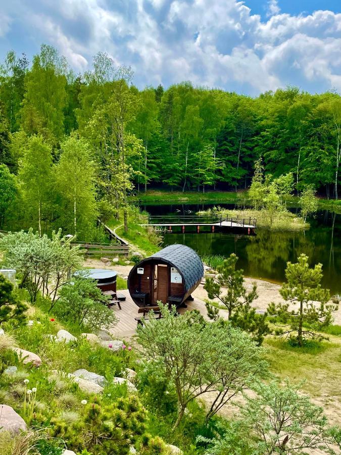 Osada Skoczkowo Komfortowe Z Jacuzzi Nad Jeziorem- Sauna- Balia- Prywatny Staw Wedkarski Ferienhaus *