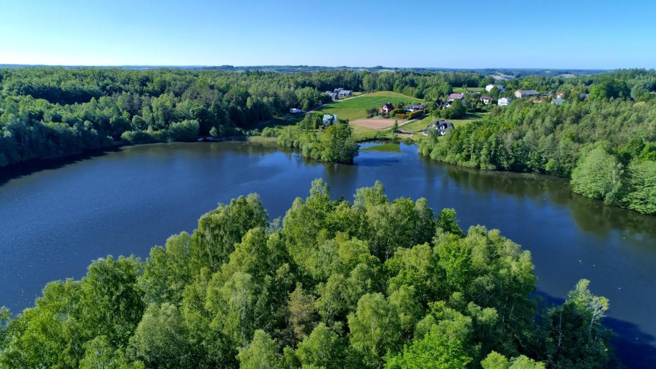 Osada Skoczkowo Komfortowe Z Jacuzzi Nad Jeziorem- Sauna- Balia- Prywatny Staw Wedkarski Ferienhaus